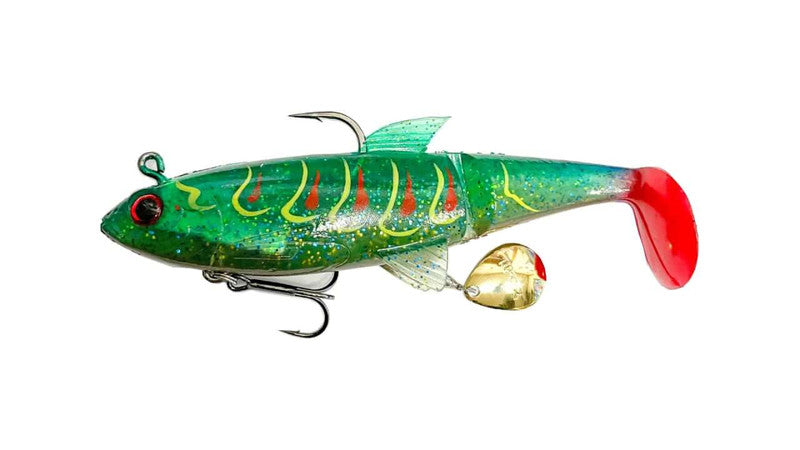 Molix Shad 140mm Soft Plastic Swimbait Lure Red Claw Craw