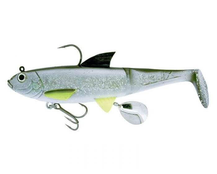 Molix Shad 120mm Soft Plastic Swimbait Lure Silver Minnow