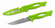 Maritec 4in Bait Knife With Sheath Green