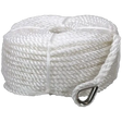 Silver Rope With Stainless Steel Thimble