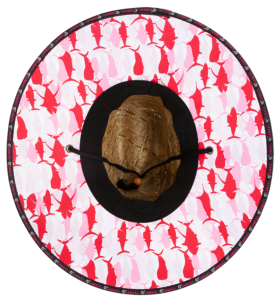 Samaki Marlin Girls Straw Hat Pink