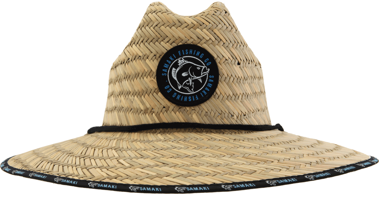 Samaki Barramundi Youth Straw Hat Grey