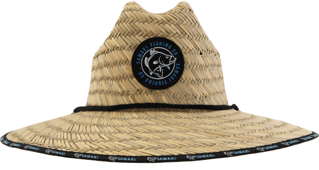 Samaki Barramundi Youth Straw Hat Grey