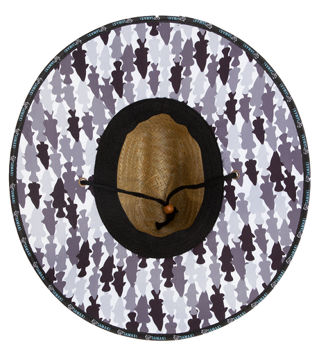 Samaki Barramundi Youth Straw Hat Grey
