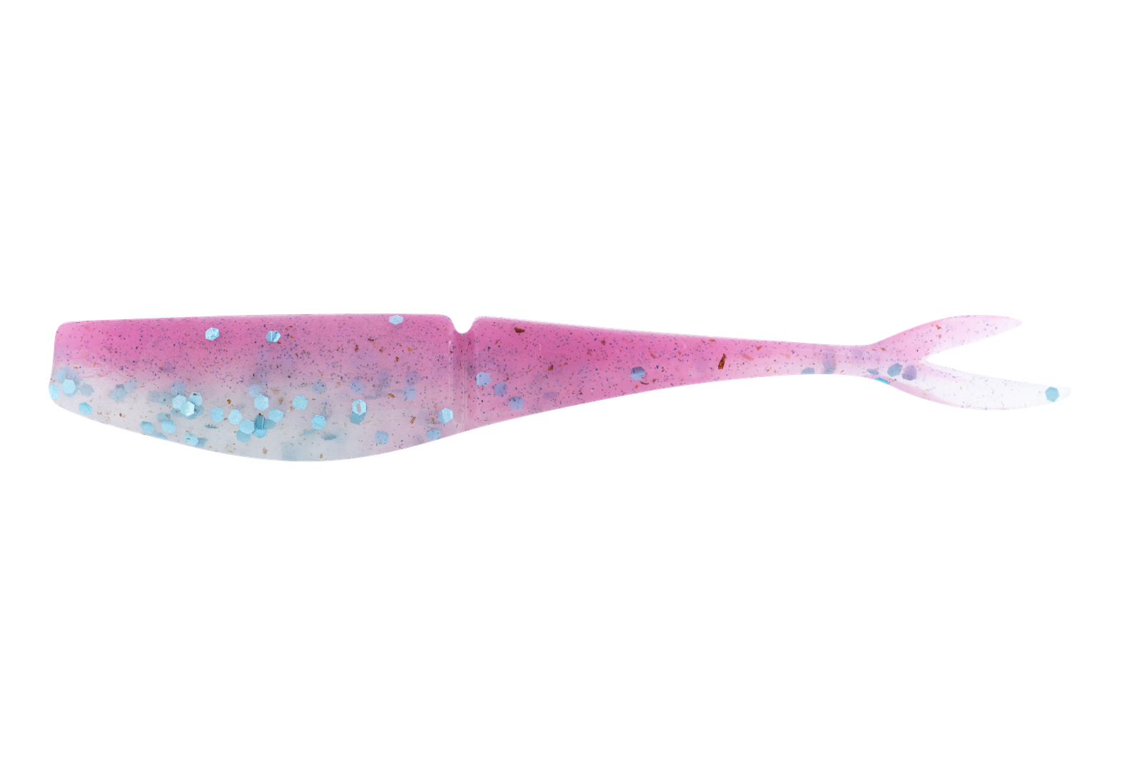 Daiwa Bait Junkie Jerk Shad 5in Soft Plastic Lure Pinky Snapper Glow
