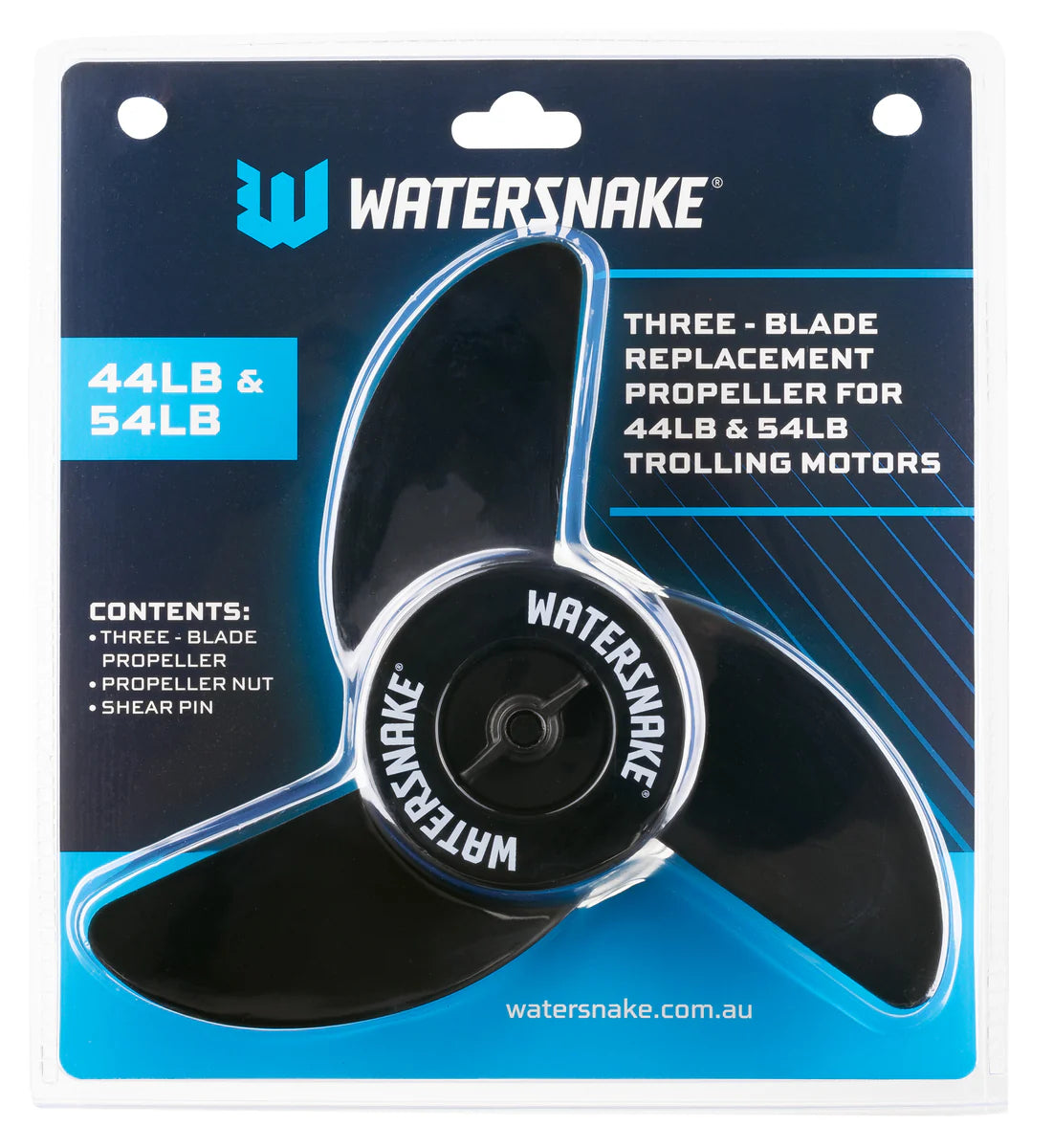 Watersnake 3 Bladed Propeller Kit To Suit 44lb & 54lb Motors