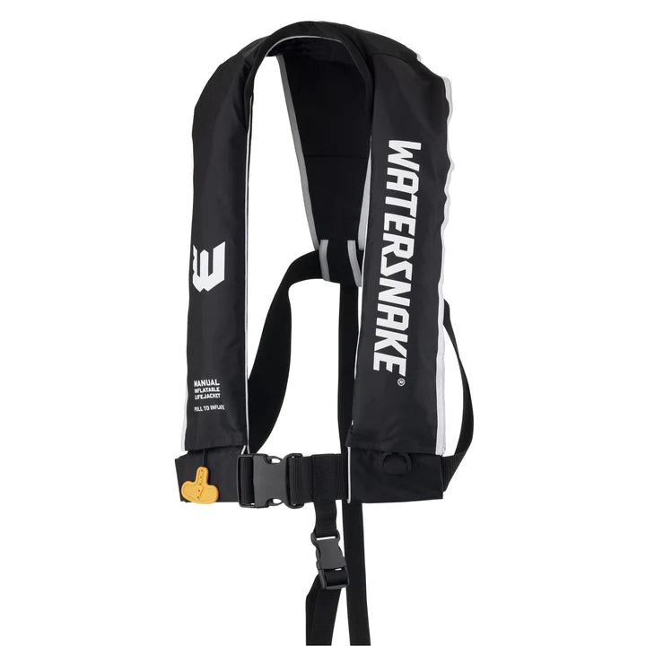 Watersnake Manual Inflatable Level 150 Lifejacket Black