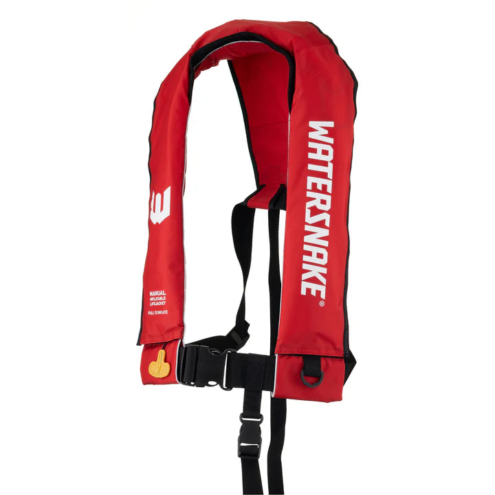 Watersnake Manual Inflatable Level 150 Lifejacket Red