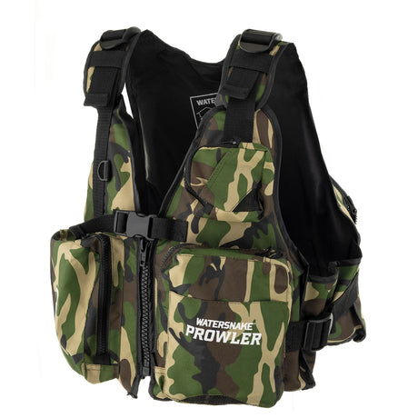 Watersnake Prowler Kayak Vest Level 50 Adult Lifejacket Camo