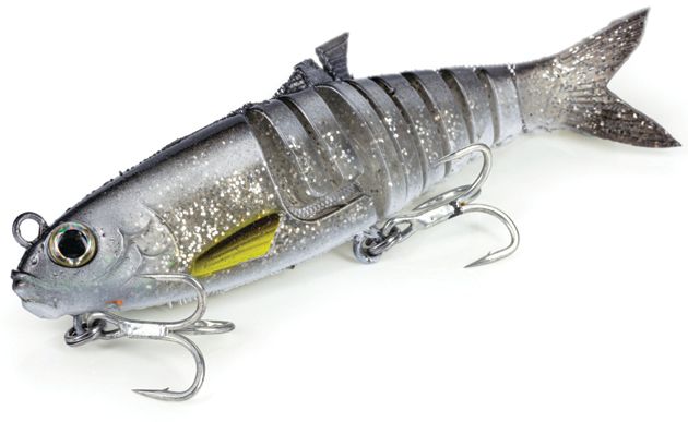 Molix Swim Shad 115mm Soft Plastic Swimbait Lure Silver Minnow