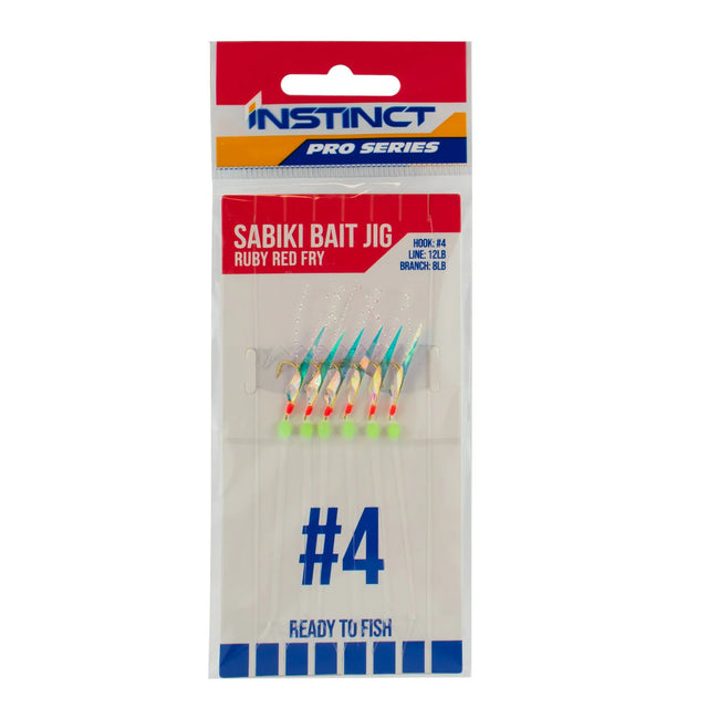 Instinct Pro Sabiki Bait Jig Ruby Red