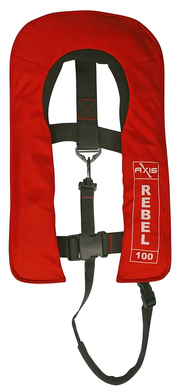 Axis Manual Inflatable Junior Lifejacket 25-50kg Red