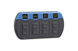 Narva Waterproof 4 Gang Switch Panel With LED Lights