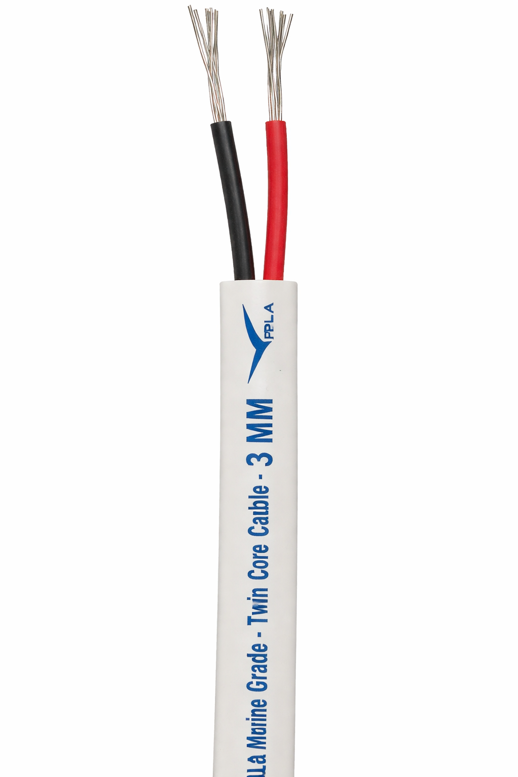 Twin Core Sheathed Tinned Electrical Cable 3mm X 10m