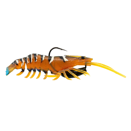 Chasebaits Flick Prawn 65mm 3.5g Soft Plastic Lure Green Prawn