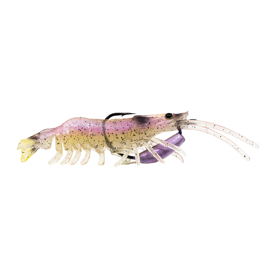 Chasebaits Flick Prawn 65mm 3.5g Soft Plastic Lure Jelly Prawn