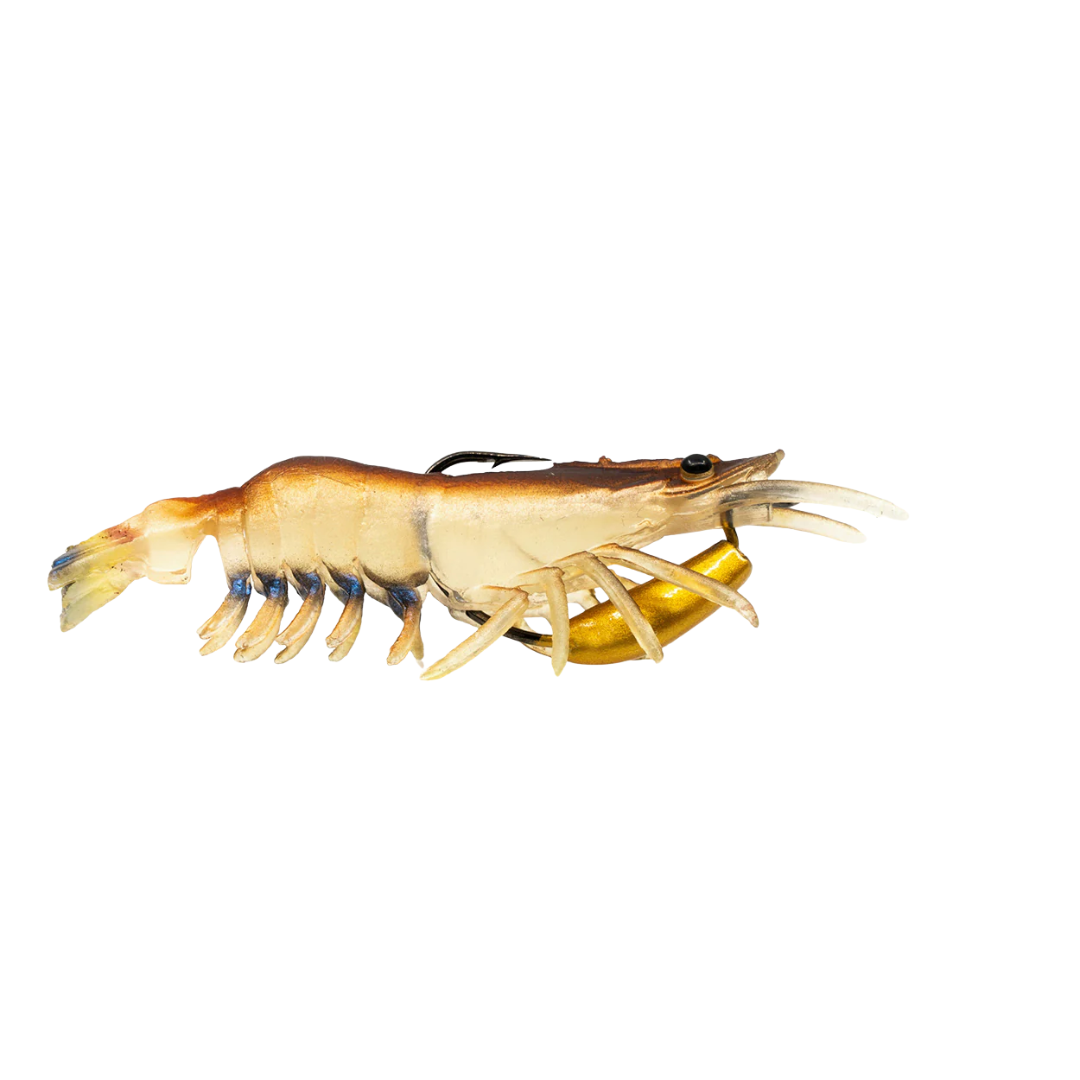Chasebaits Flick Prawn 65mm 3.5g Soft Plastic Lure Native Prawn