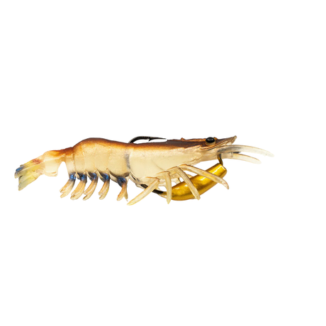 Chasebaits Flick Prawn 65mm 3.5g Soft Plastic Lure Native Prawn