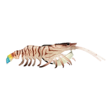 Chasebaits Flick Prawn 65mm 3.5g Soft Plastic Lure Tiger Prawn