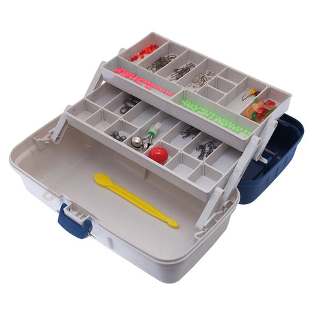 Jarvis Walker Tackle Box Kit 2 Tray 300Pce Blue/Grey