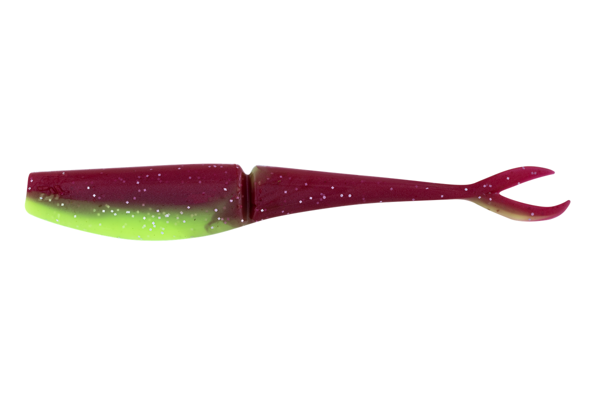 Daiwa Bait Junkie Jerk Shad 5in Soft Plastic Lure Toxic Turkey Uv