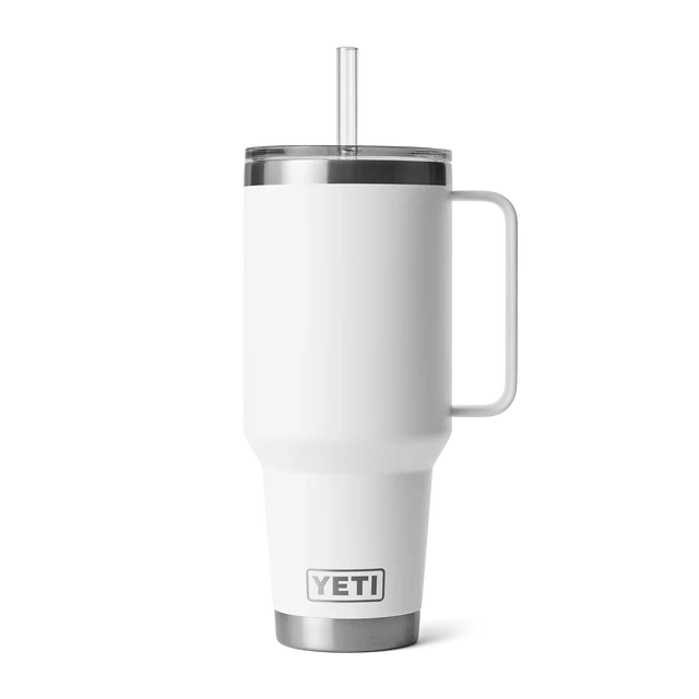 Yeti Rambler 42oz (1.2L) Straw Mug White