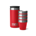 Yeti Shot Glasses With Carrying Case Rescue Red