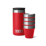 Yeti Shot Glasses With Carrying Case Rescue Red