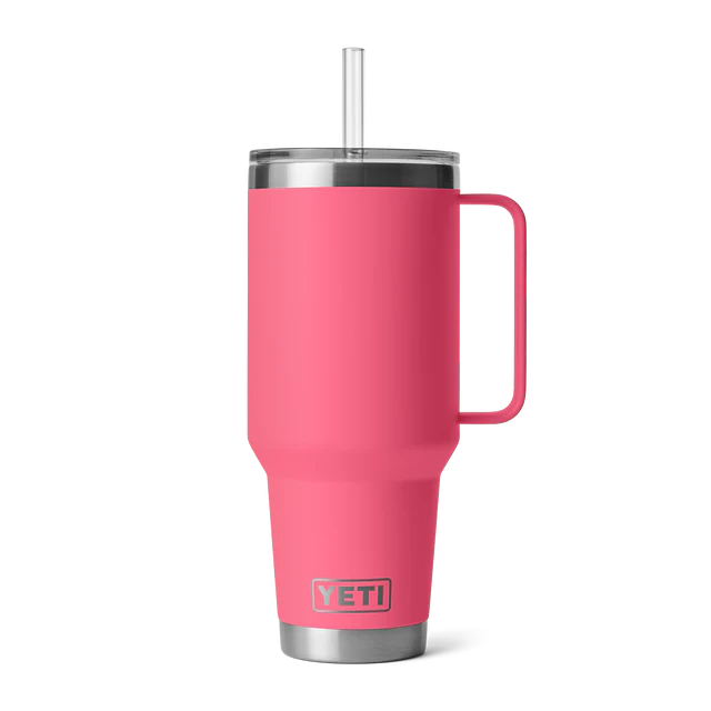 Yeti Rambler 42oz (1.2L) Straw Mug Tropical Pink