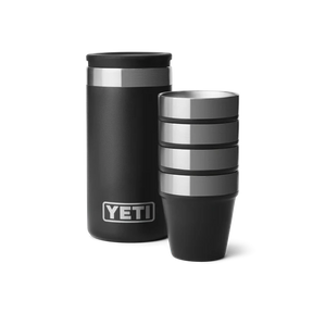 Yeti Shot Glasses With Carrying Case Black
