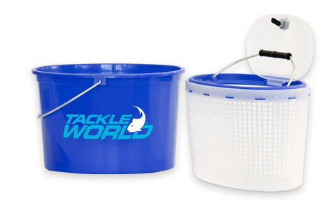 Tackle World Bait Bucket 2Pce 5L Blue