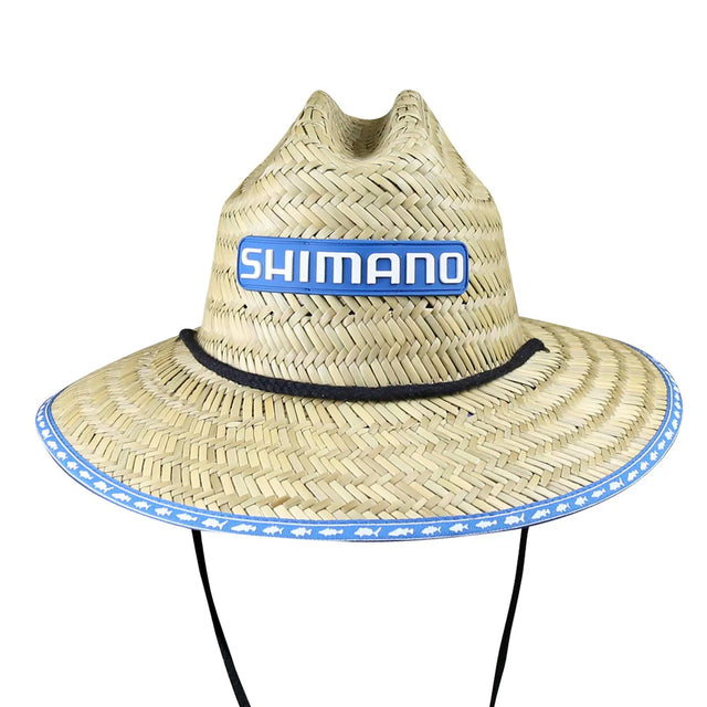 Shimano Unisex Kids Sunseeker Straw Hat Blue