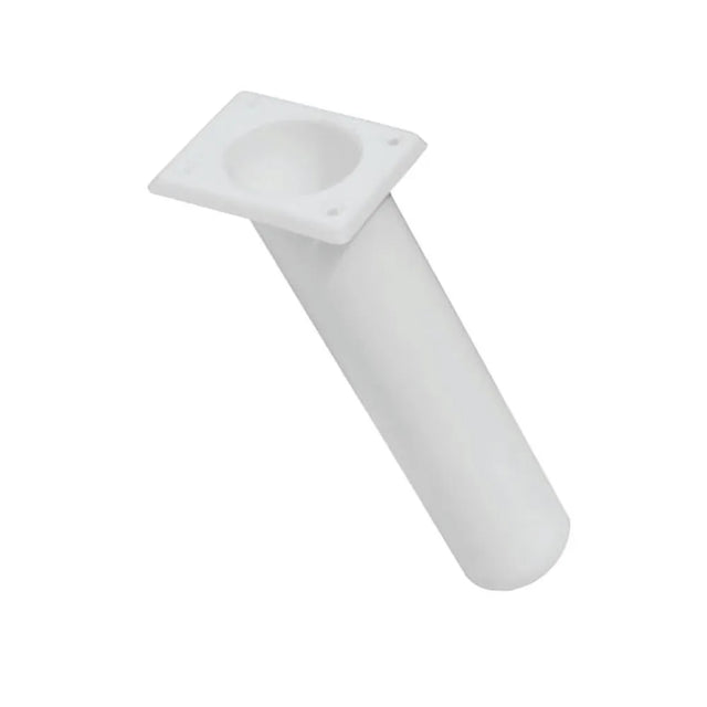 Oceansouth Rectangular Face 30 Degree Flush Mount Fishing Rod Holder White