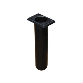 Oceansouth Rectangular Face 90 Degree Flush Mount Fishing Rod Holder Black