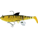 Molix Shad 100mm Soft Plastic Swimbait Lure Black Gold Tiger