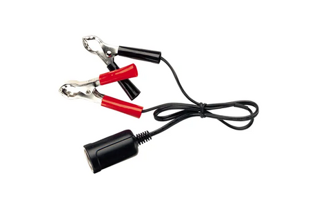 Narva Battery Clips With Extended Lead And Accessory Socket
