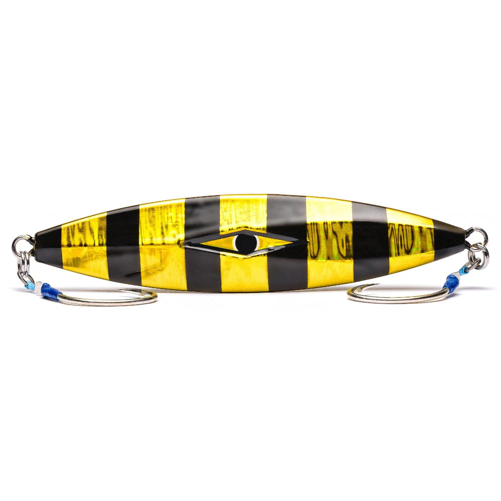 Mustad Staggerbod 180g Metal Jig Lure Bumblebee