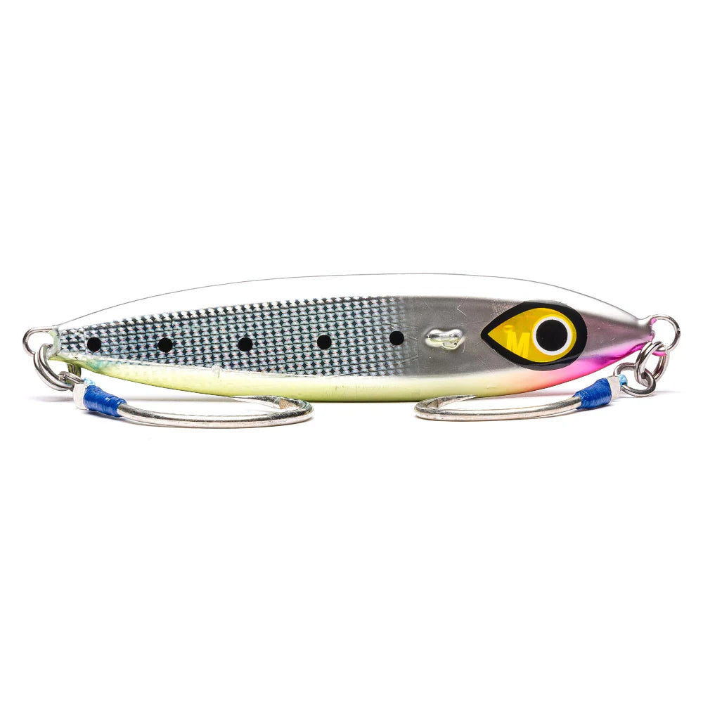 Mustad Wingman 80g Metal Jig Lure Pink Chartreuse