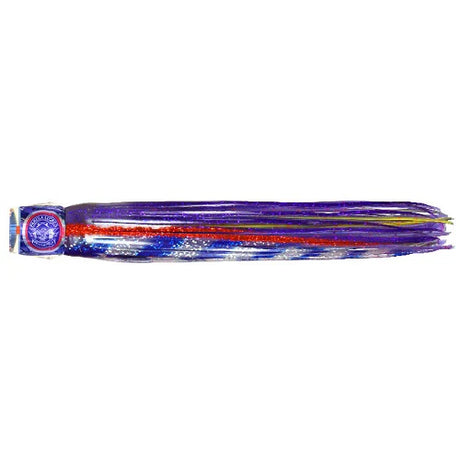 Pakula Paua Micro Cockroach 7.5in Skirted Trolling Lure Blue Kona