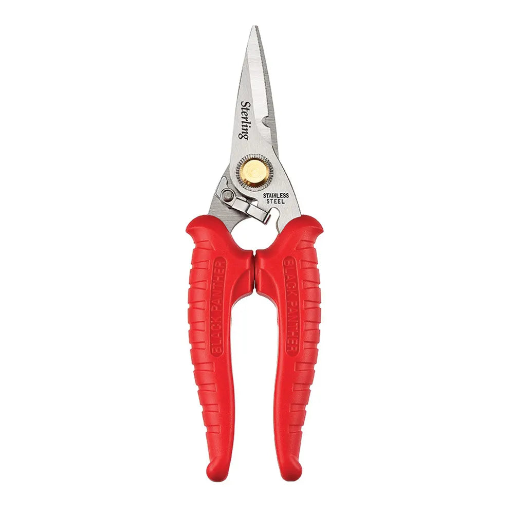 Black Panther 185mm High Tensile Industrial Snips Red