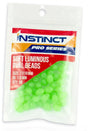 Instinct Pro Soft Lumo Oval Attractor Beads 50pk Green