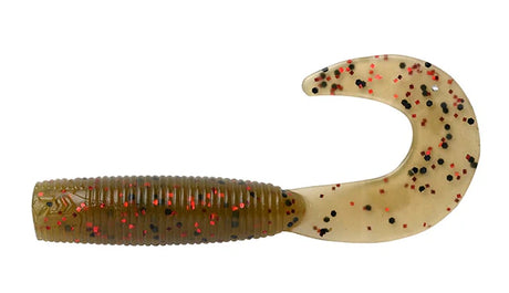 Daiwa Bait Junkie Grub 2.5in Soft Plastic Lure Mud Blood Uv
