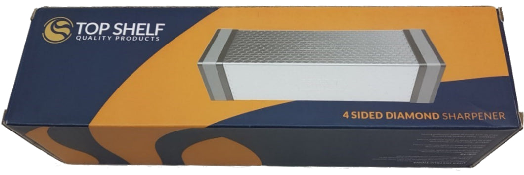 Top Shelf 4 Sided Diamond Sharpening Stone