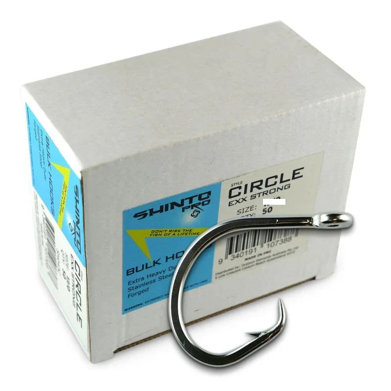Shinto Pro Heavy Forged Circle Hooks Bulk Pack