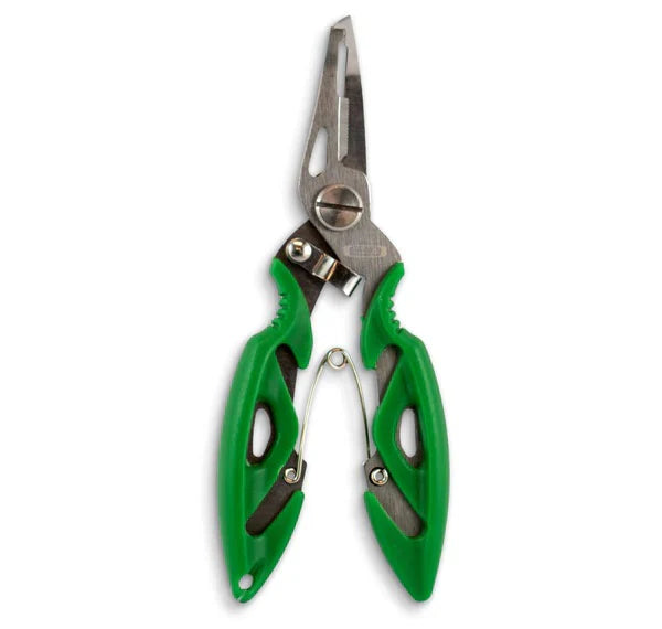 Optia Mini Series Medium Bent Split Ring Pliers Green