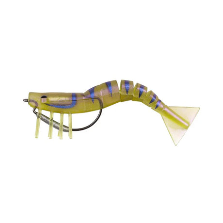 Samaki Live Shrimp 127mm Pre-Rigged Soft Plastic Lure Pearl Shrimp