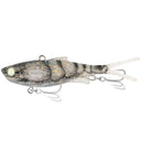Samaki Vibelicious Fork Tail 70mm 10g Soft Vibe Lure Ghost Prawn