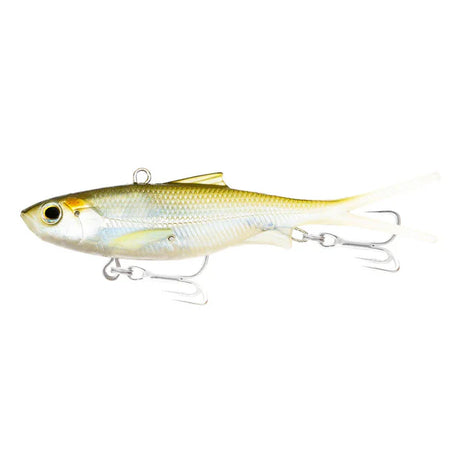 Samaki Vibelicious Fork Tail 85mm 14g Soft Vibe Lure Ghost Shad