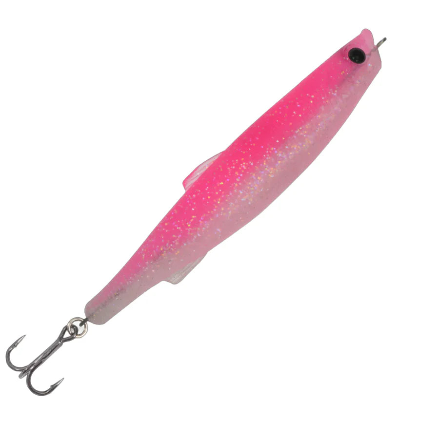 Fish Craft Dr Flex 112mm Soft Plastic Floating Stickbait Lure Pink Frosting