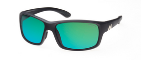 Mako Edge 9604 Polarised Sunglasses M01G2H5 Matte Black - Rose Green Mirror